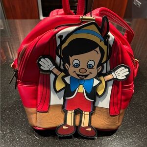 Red Pinocchio Backpack Loungefly